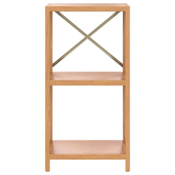 vidaXL Étagère à 3 niveaux 40x30x78 cm bois de chêne massif