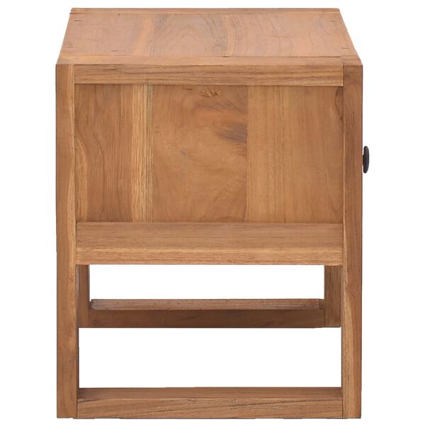 vidaXL Table de chevet 50x30x35 cm Bois de teck solide