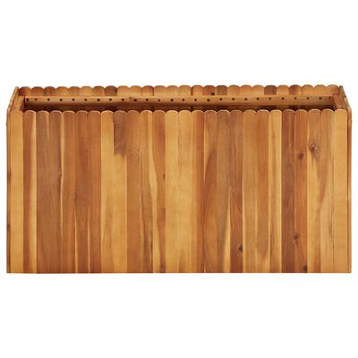 vidaXL Lit surélevé de jardin 100x30x50 cm Bois massif d'acacia