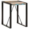 vidaXL Table &agrave; manger 60x60x75 cm Bois de r&eacute;cup&eacute;ration massif