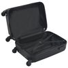 vidaXL Valise rigide Noir ABS