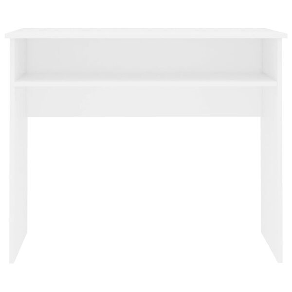 vidaXL Bureau Blanc 90x50x74 cm Bois d'ing&eacute;nierie