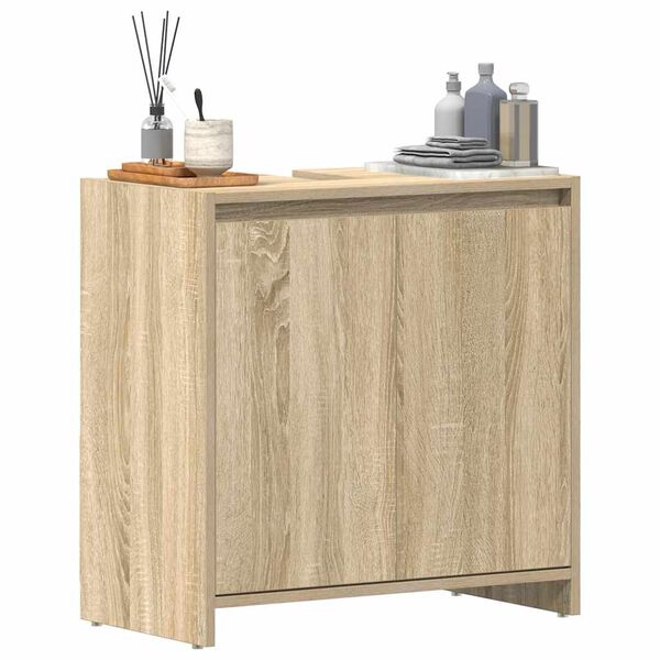 vidaXL Armoire de salle de bain Ch&ecirc;ne sonoma Bois d'ing&eacute;nierie