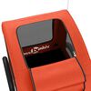 vidaXL Remorque de v&eacute;lo pour animaux de compagnie orange