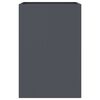 vidaXL Jardini&egrave;re anthracite 52x48x75 cm acier