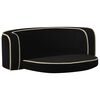 vidaXL Canap&eacute; pliable pour chien Noir 73x67x26 cm Coussin lavable