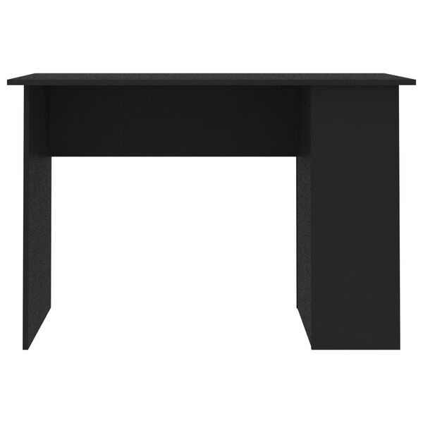vidaXL Bureau Noir 110x60x73 cm Aggloméré