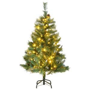 vidaXL Sapin de No&euml;l artificiel articul&eacute; 150 LED 120 cm