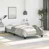 vidaXL Cadre de lit sans matelas gris clair 100x190 cm velours