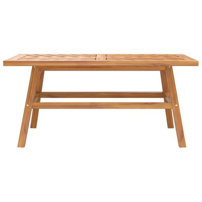 vidaXL Table basse 100x50x45 cm bois massif d'acacia