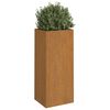 vidaXL Jardinière 32x29x75 cm acier corten