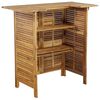 vidaXL Ensemble de bar de jardin 3 pcs Bois d'acacia solide
