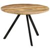 vidaXL Table &agrave; d&icirc;ner 110x75 cm Bois de manguier massif