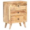 vidaXL Buffet 60x35x75 cm Bois de manguier brut