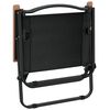 vidaXL Chaises de camping lot de 2 Noir 54x43x59 cm Tissu Oxford