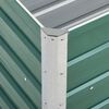 vidaXL Lit sur&eacute;lev&eacute; de jardin Acier galvanis&eacute; 240x40x77 cm Vert