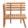 vidaXL Salon de jardin 6 pcs bois d'acacia solide
