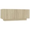 vidaXL Table de chevet ch&ecirc;ne sonoma 100x35x40 cm bois d'ing&eacute;nierie