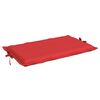 vidaXL Coussin de chaise longue rouge 186x58x4 cm tissu oxford