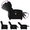 vidaXL Fauteuil de massage inclinable noir velours