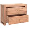 vidaXL Buffet 80x35x60 cm Bois de teck massif