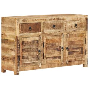 vidaXL Buffet 110x30x65 cm Bois massif de manguier