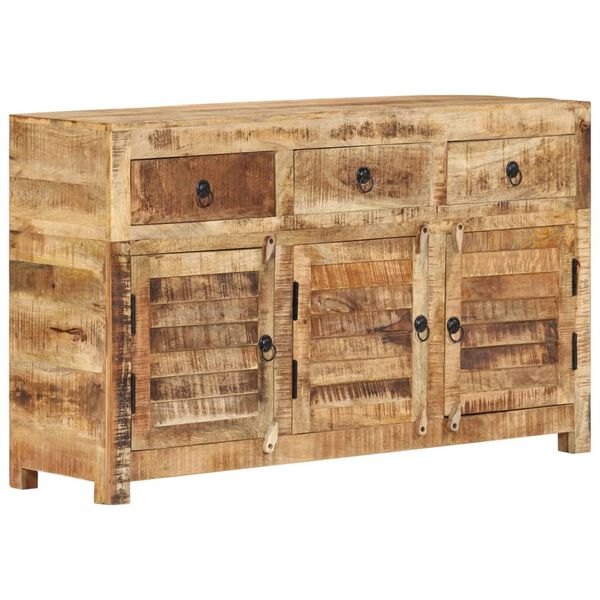 vidaXL Buffet 110x30x65 cm Bois massif de manguier