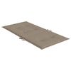 vidaXL Coussins de chaise de jardin &agrave; dossier bas lot de 6 taupe