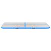 vidaXL Tapis gonflable de gymnastique avec pompe 300x100x10cm PVC Bleu