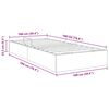 vidaXL Lit de Rangement avec matelas Blanc pur 100 x 190 cm Faux cuir