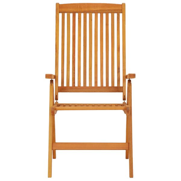 vidaXL Chaises de jardin pliables lot de 2 Bois d'eucalyptus massif