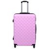 vidaXL Ensemble de valises rigides 3 pcs Rose ABS