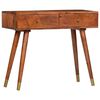 vidaXL Table console 90x35x76 cm Bois d'acacia massif