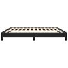 vidaXL Cadre de lit noir 193x203 cm similicuir