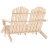 vidaXL Chaise de jardin Adirondack 2 places et repose-pied sapin