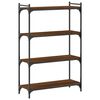 vidaXL Biblioth&egrave;que 4 niveaux ch&ecirc;ne marron 80x30x120cm bois ing&eacute;nierie