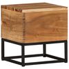 vidaXL Table d'appoint 30x30x33 cm Bois d'acacia massif