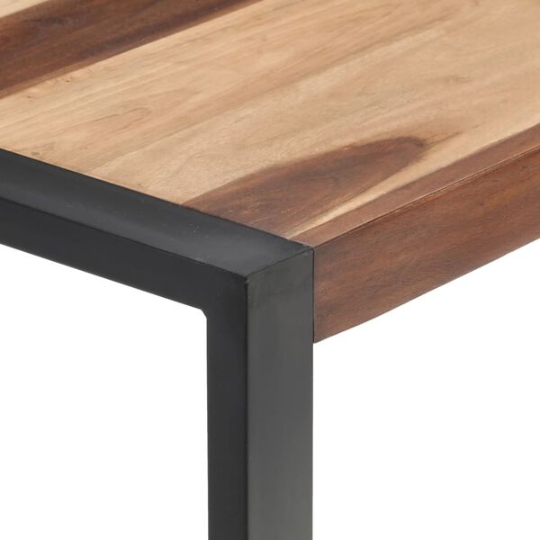 vidaXL Table &agrave; manger 120x60x75 cm Bois massif