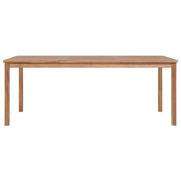 vidaXL Table de jardin 200x100x77 cm Bois de teck solide