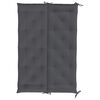vidaXL Coussin de banc de jardin anthracite tissu oxford