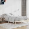 vidaXL Cadre de lit sans matelas 137x190 cm bois massif de pin