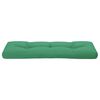 vidaXL Coussin de palette vert 120x40x12 cm tissu