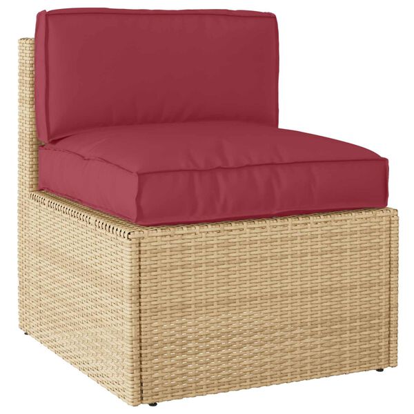 vidaXL Set de coussins de palette 2 pcs Cr&egrave;me Tissu Oxford