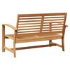 vidaXL Banc de jardin Naturel 110 x 64 x 76.5 cm Bois de teck solide
