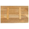 vidaXL Dessus de table à bord vivant 60x20x3,8 cm bois massif manguier