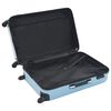 vidaXL Valise rigide 3 pcs Bleu ABS
