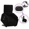 vidaXL Fauteuil inclinable de massage électrique noir tissu