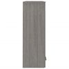 vidaXL Dessus de buffet HAMAR Gris clair 85x35x100 cm Bois de pin