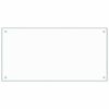 vidaXL Dosseret de cuisine Transparent 100x50 cm Verre tremp&eacute;