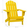 vidaXL Chaise de jardin Adirondack bois de sapin massif jaune